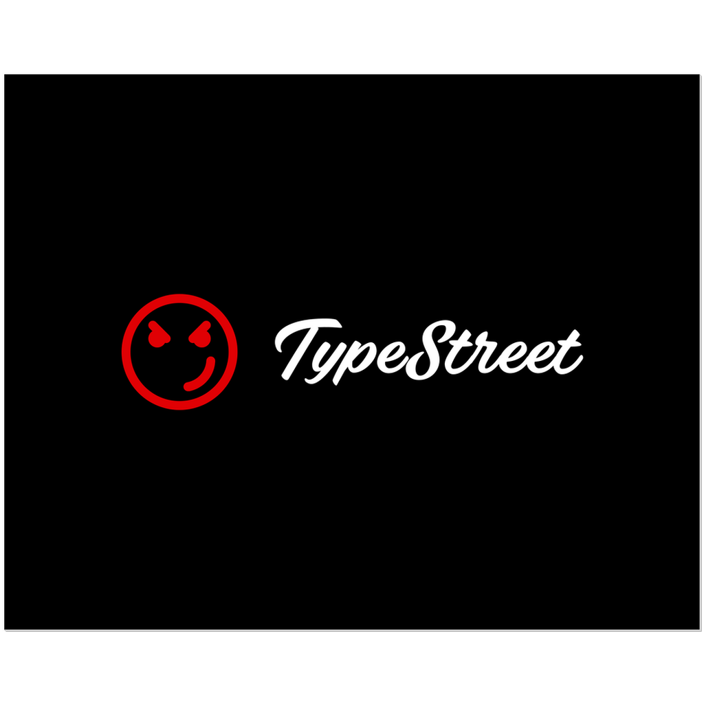 Acrylic TypeStreet Print