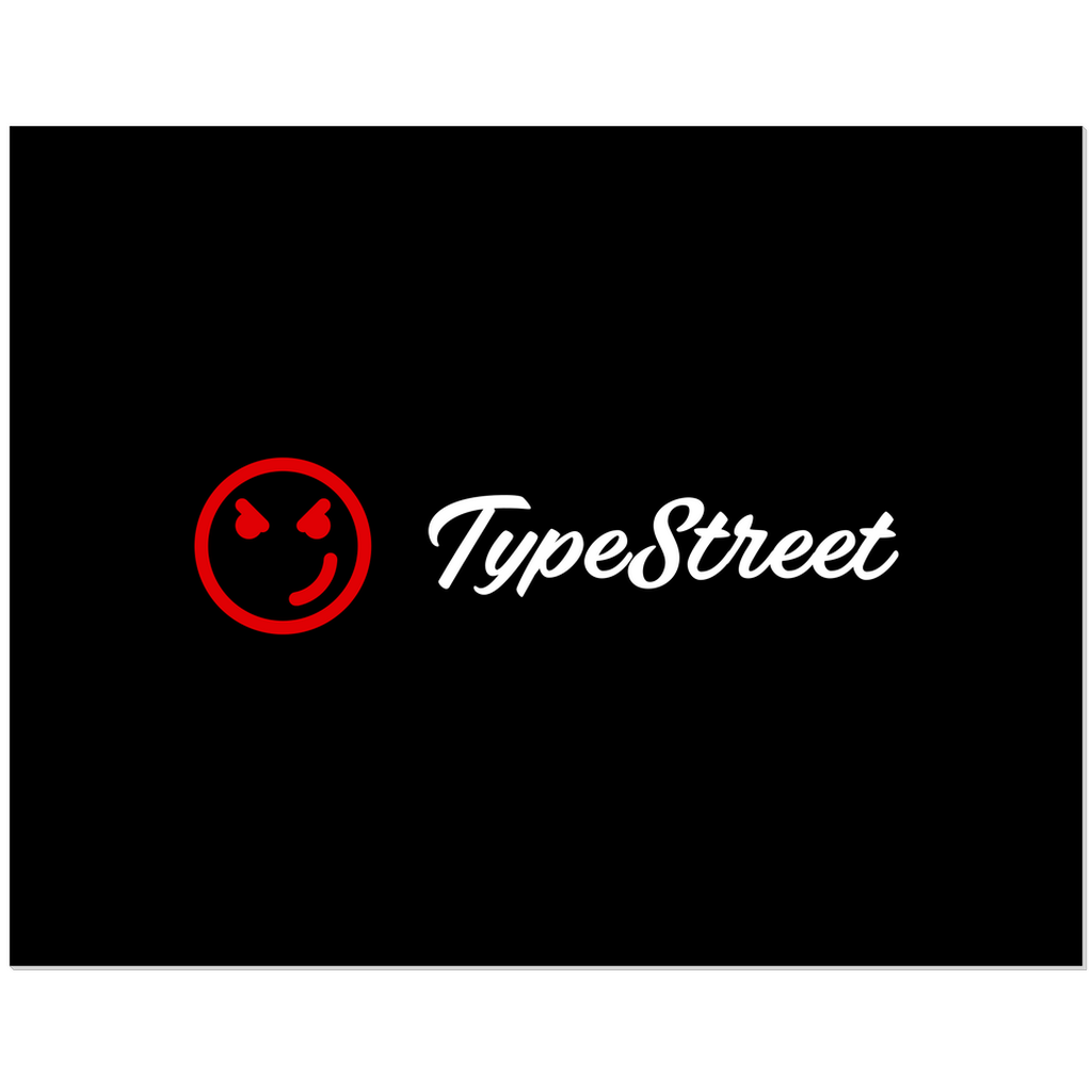 Acrylic TypeStreet Print