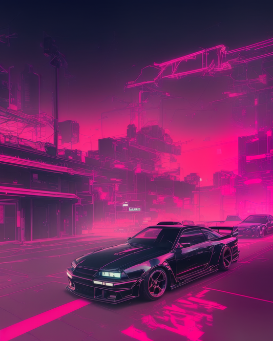 City Street Night Drive