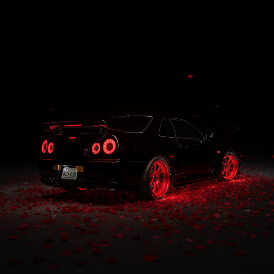 Rose Pedals Black GTR