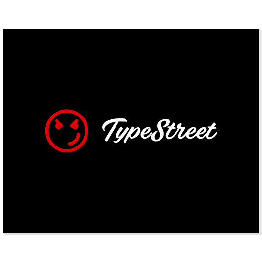 Acrylic TypeStreet Print